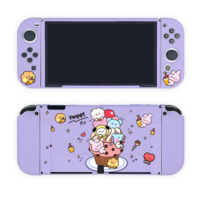 Mekana TPU zaštitna torbica za Nintendo Switch OLED JoyCons Shell Split Console Case Full Cover for Switch Oled Accessories Skin