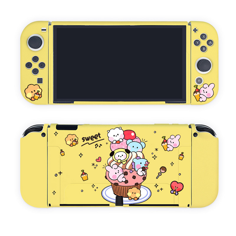 Mekana TPU zaštitna torbica za Nintendo Switch OLED JoyCons Shell Split Console Case Full Cover for Switch Oled Accessories Skin