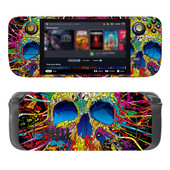 Cijeli set zaštitnih naljepnica za kožu za Steam Deck Vinilna naljepnica za Steam Deck konzolu Lubanja