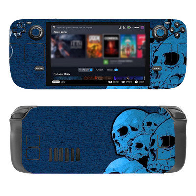 Cijeli set zaštitnih naljepnica za kožu za Steam Deck Vinilna naljepnica za Steam Deck konzolu Lubanja