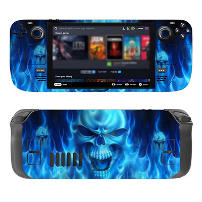 Cijeli set zaštitnih naljepnica za kožu za Steam Deck Vinilna naljepnica za Steam Deck konzolu Lubanja