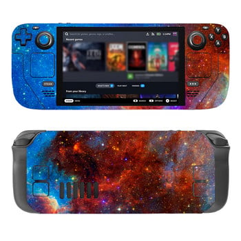 За Steam Deck Skin Пълен комплект винилови стикери Wrap Cover За Steam Deck Console Премиум стикери