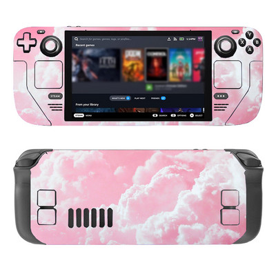 „Steam Deck Skin“ Viso komplekto vinilo lipdukų apvyniojimo dangtelis „Steam Deck“ konsolės „Premium“ lipdukai