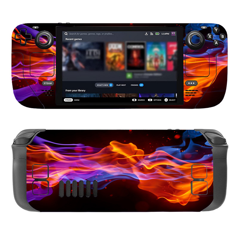 Steam Deck Skinhez Teljes készlet Vinyl Matrica Fólia Steam Deck konzolhoz Prémium matricák