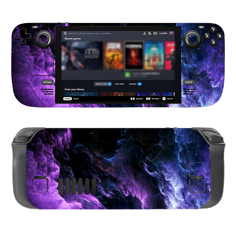 Steam Deck Skinhez Teljes készlet Vinyl Matrica Fólia Steam Deck konzolhoz Prémium matricák