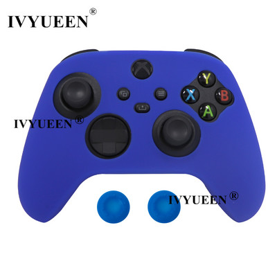 IVYUEEN szilikon borító bőr XBox sorozathoz, XS Core vezeték nélküli vezérlő gumitokvédő hüvelykujj fogantyús sapkákkal, tartozékokkal