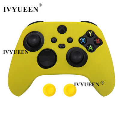 IVYUEEN szilikon borító bőr XBox sorozathoz, XS Core vezeték nélküli vezérlő gumitokvédő hüvelykujj fogantyús sapkákkal, tartozékokkal