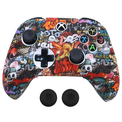 Za Xbox One S kontroler Silikonski poklopac Skin Grip Zaštitna torbica Za Xbox One S Joystick Gamepad Cases Navlake za ručke igre Novo