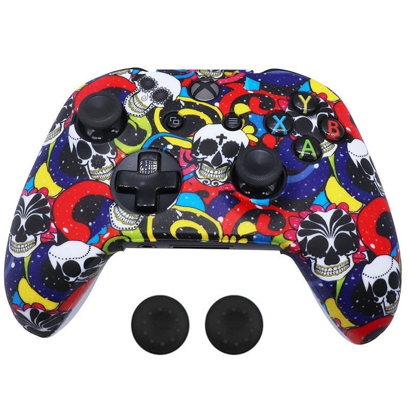 Za Xbox One S kontroler Silikonski poklopac Skin Grip Zaštitna torbica Za Xbox One S Joystick Gamepad Cases Navlake za ručke igre Novo