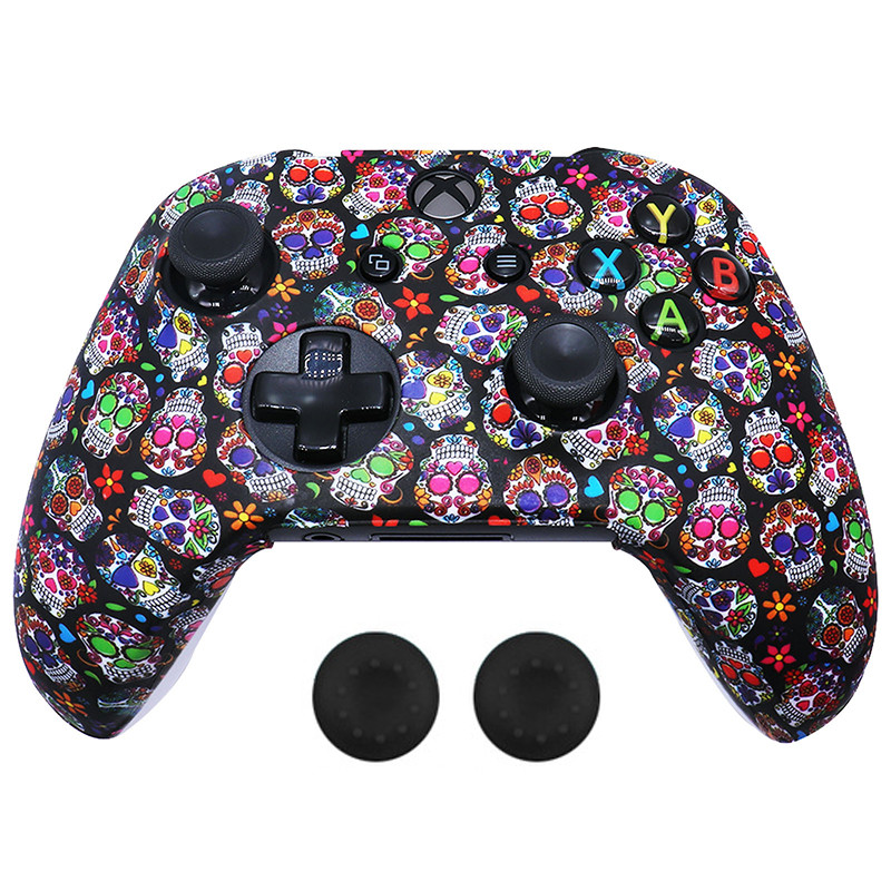Za Xbox One S kontroler Silikonski poklopac Skin Grip Zaštitna torbica Za Xbox One S Joystick Gamepad Cases Navlake za ručke igre Novo