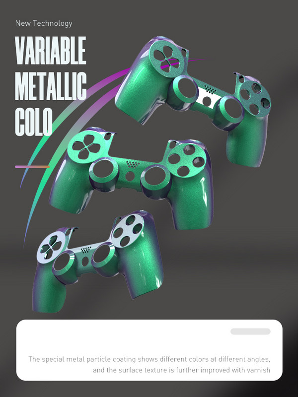 DATA FROG Zamjensko prednje kućište školjke Kontroler Prednje kućište za PS4 Pro DIY Kromirana igra za PS4 Slim Dodaci2022