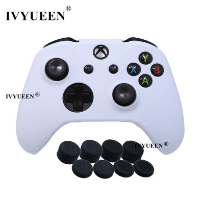 IVYUEEN za Microsoft Xbox One XS Slim Controller Silikonska zaštitna torbica za kožu s analognim ThumbSticks Grip Cap Poklopac za gamepad