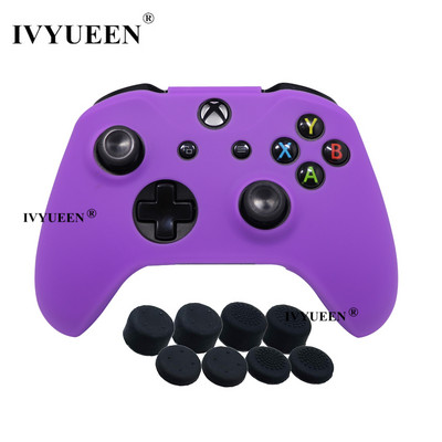 IVYUEEN za Microsoft Xbox One XS Slim Controller Silikonska zaštitna torbica za kožu s analognim ThumbSticks Grip Cap Poklopac za gamepad