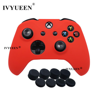 IVYUEEN za Microsoft Xbox One XS Slim Controller Silikonska zaštitna torbica za kožu s analognim ThumbSticks Grip Cap Poklopac za gamepad