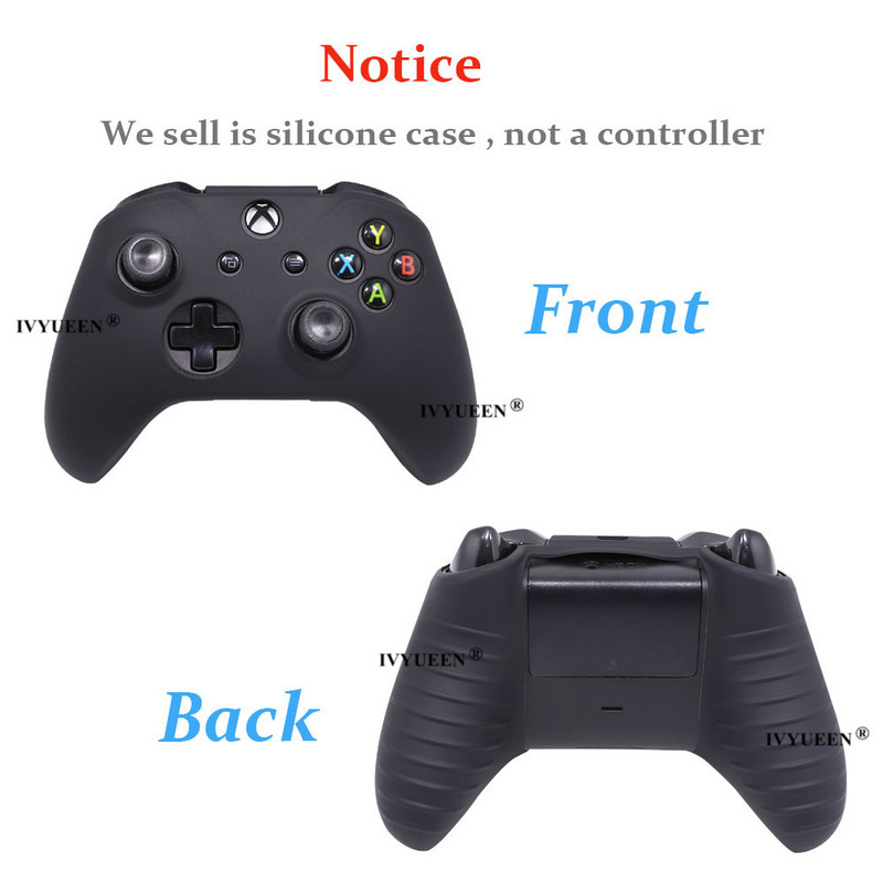 IVYUEEN za Microsoft Xbox One XS Slim Controller Silikonska zaštitna torbica za kožu s analognim ThumbSticks Grip Cap Poklopac za gamepad