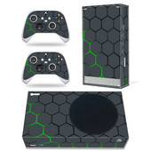 Skin Sticker Decal Wrap Cover za Xbox Series S konzolu i 2 kontrolera Saćasti dizajn