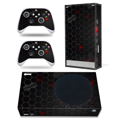 Skin Sticker Decal Wrap Cover za Xbox Series S konzolu i 2 kontrolera Saćasti dizajn