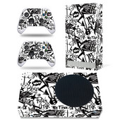 Skin Sticker Vinyl Decal Cover za Xbox Series S konzolu i 2 kontrolera Graffiti