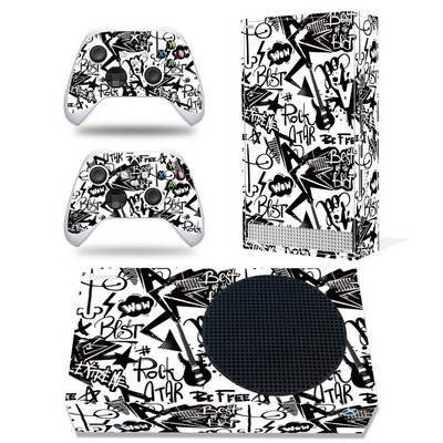 Skin Sticker Vinyl Decal Cover za Xbox Series S konzolu i 2 kontrolera Graffiti