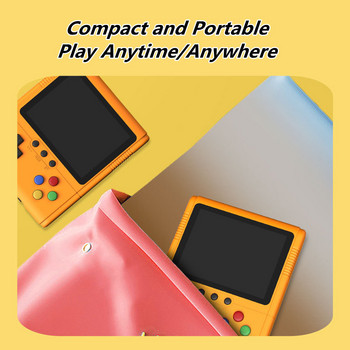Μοναδική φορητή κονσόλα παιχνιδιών σε στυλ κασέτας 8 bit Οθόνη 3,5 ιντσών με 500 δωρεάν παιχνίδια Mini Handheld Game Player για παιχνίδια 8bit