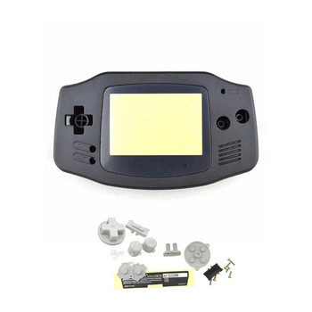 Пълен комплект резервна обвивка на корпуса за Gameboy Advance обвивка с проводими гумени бутони обвивка за GBA IPS игрална кутия