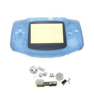 Täielik komplekt Gameboy Advance Shelli asenduskorpuse juhtiva kummipadja nuppude kestaga GBA IPS-i mängukorpuse jaoks