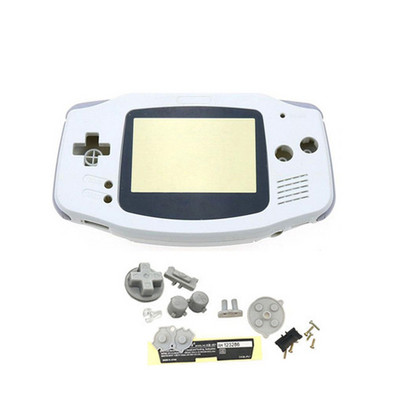Täielik komplekt Gameboy Advance Shelli asenduskorpuse juhtiva kummipadja nuppude kestaga GBA IPS-i mängukorpuse jaoks