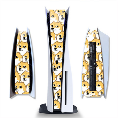 Srednje naljepnice Skin za PS5 Disc Digital Edition Console PS5 Središnji dio Zaštitna ukrasna traka Naljepnica za PS5 Dodaci