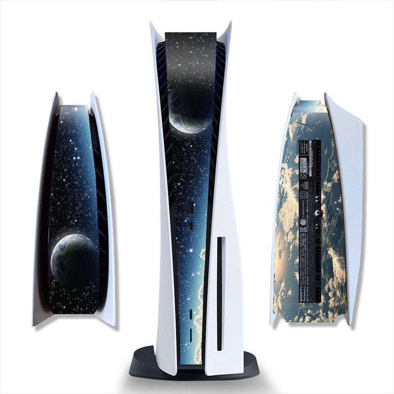 Srednje naljepnice Skin za PS5 Disc Digital Edition Console PS5 središnji dio Zaštitna traka Decal za PS5 Dodaci