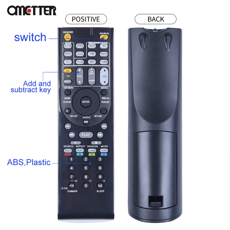 Novi RC-879M RC 879M RC-799M Prikladan za Onkyo dijelove AV prijemnik Daljinski upravljač TX-SR333 TX-NR535 TXNR535 TXSR333