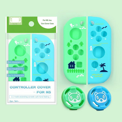 Thumb Stick Grip Cap Animal Crossing Joystick Cover Protector Skin For Switch NS Joy-Con Nintend Joycon Controller Silikonska torbica