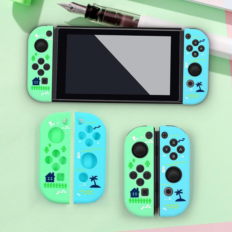 Thumb Stick Grip Cap Animal Crossing Joystick Cover Protector Skin For Switch NS Joy-Con Nintend Joycon Controller Silikonska torbica