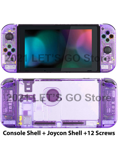6 boja NIntend Switch DIY zamjensko kućište Shell Transparent Case Set za Nitendo Nintendo Switch konzolu desno lijevo Joycon