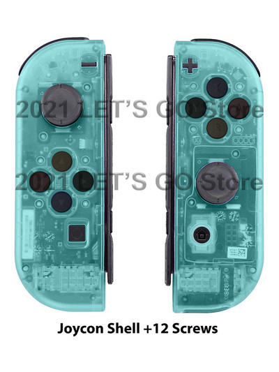 6 boja NIntend Switch DIY zamjensko kućište Shell Transparent Case Set za Nitendo Nintendo Switch konzolu desno lijevo Joycon