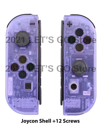 6 boja NIntend Switch DIY zamjensko kućište Shell Transparent Case Set za Nitendo Nintendo Switch konzolu desno lijevo Joycon