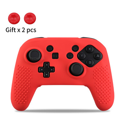 Silikoninis dangtelis Suderinamas Nintendo Switch Pro valdiklis Gamepad Guminis odos dėklas Vairasvirtės rankenos dangteliai jungiklių priedams