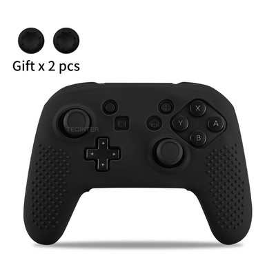 Silikoninis dangtelis Suderinamas Nintendo Switch Pro valdiklis Gamepad Guminis odos dėklas Vairasvirtės rankenos dangteliai jungiklių priedams