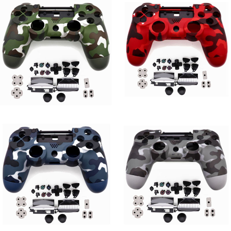 PS4 Pro JDM-055 kontrolieris priekšpuse aizmugurē cieta plastmasas matēta korpusa korpuss Playstation 4 pro JDM-055 JDS 055 JDS050 spēļu pults