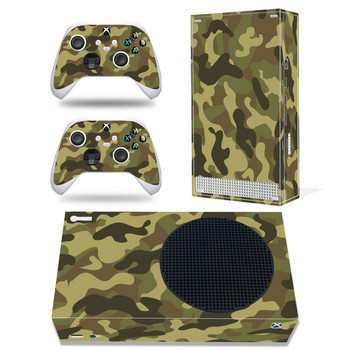 Καμουφλάζ Xbox σειρά S Skin Sticker Decal Κάλυμμα Xboxseriess Vinyl XSS Skin Console και 2 χειριστήρια