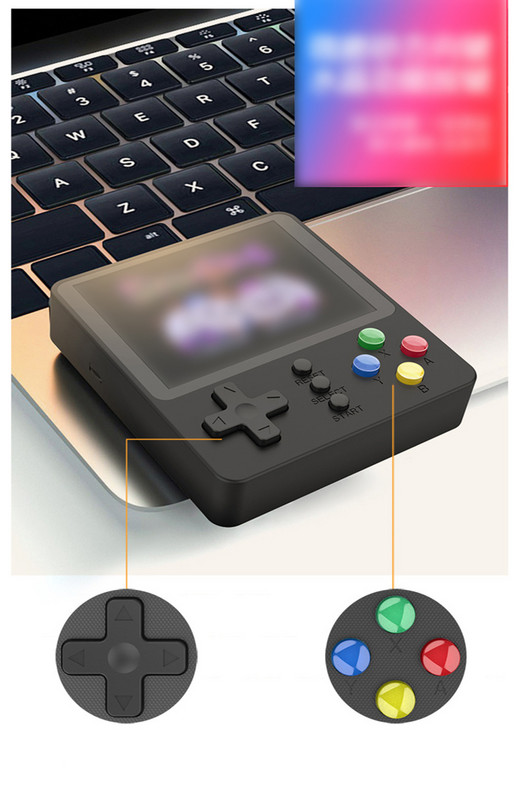 Nova retro ručna konzola za videoigre, 3-inčni LCD zaslon u boji, prijenosni mini 8-bitni player s 500 igrica, rođendanski darovi