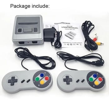 2022 Νέα Mini Retro κονσόλα βιντεοπαιχνιδιών για SNES Home Game Player Έξοδος AV ενσωματωμένη σε παιχνίδι 620 με ενσύρματο gamepad για παιδιά