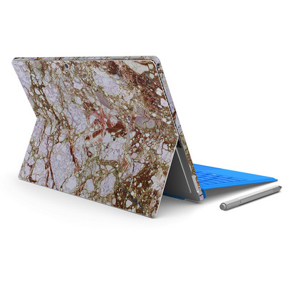 „Marbel“ dizaino „Micro Surface Pro 4“ Vinilinės dangos lipdukas „Surface pro 4“ dėklų lipdukas Planšetinio kompiuterio nešiojamojo kompiuterio lipdukas
