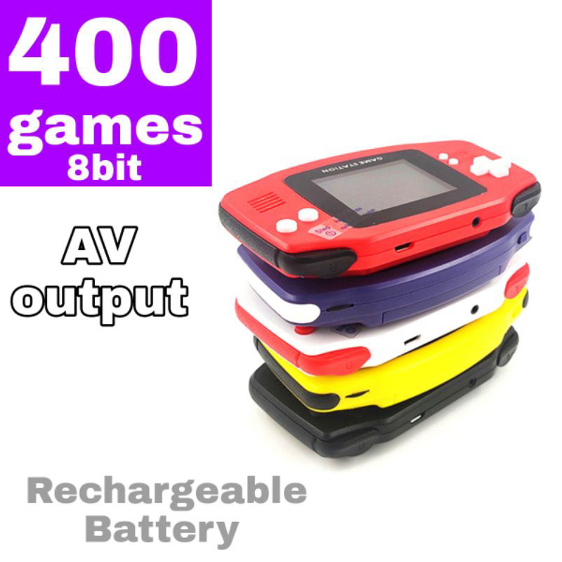 Videojáték konzol kézi játéklejátszó 400 játék emulátor AV kimenet Retro állomás kézi hordozható konzol ajándék