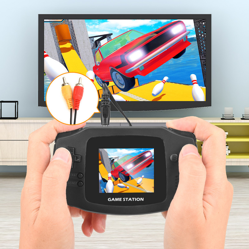 Videojáték konzol kézi játéklejátszó 400 játék emulátor AV kimenet Retro állomás kézi hordozható konzol ajándék