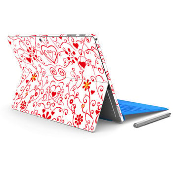 Дизайн на цветя за Micro Surface Pro 4 Винилов стикер за кожа за Surface pro 4 кожи Decal Tablet Стикер за лаптоп