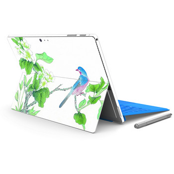Σχέδιο λουλουδιών για Micro Surface Pro 4 Αυτοκόλλητο δέρματος βινυλίου για Surface pro 4 δέρματα Αυτοκόλλητο σημειωματάριο Tablet Decal