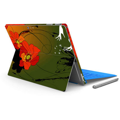 Cvjetni dizajn za Micro Surface Pro 4 Vinilna maska za Surface pro 4 maske Decal Tablet Naljepnica za prijenosno računalo