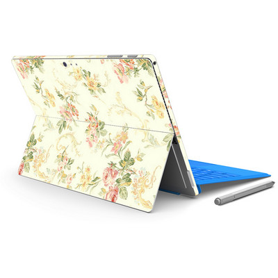 Cvjetni dizajn za Micro Surface Pro 4 Vinilna maska za Surface pro 4 maske Decal Tablet Naljepnica za prijenosno računalo