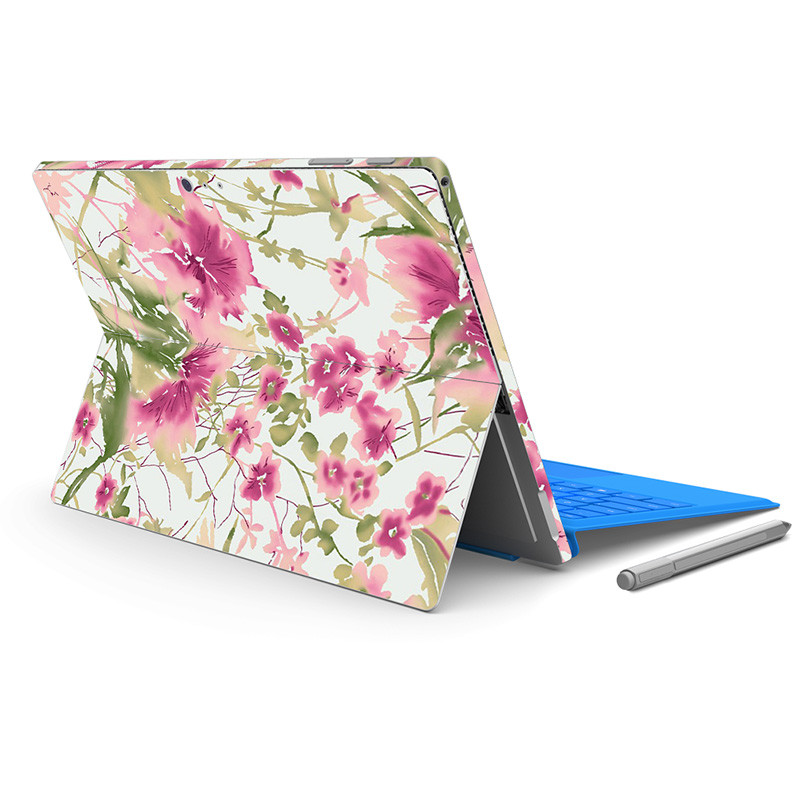 Cvjetni dizajn za Micro Surface Pro 4 Vinilna maska za Surface pro 4 maske Decal Tablet Naljepnica za prijenosno računalo