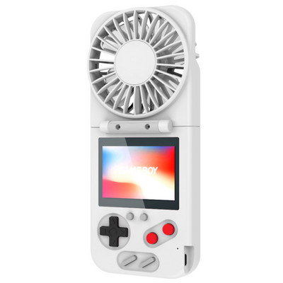 Consolă de jocuri retro pliabilă portabilă cu ventilator USB încorporat Joc FC 500 în 1 Jucători portabili de jocuri video pe 8 biți Afișaj color